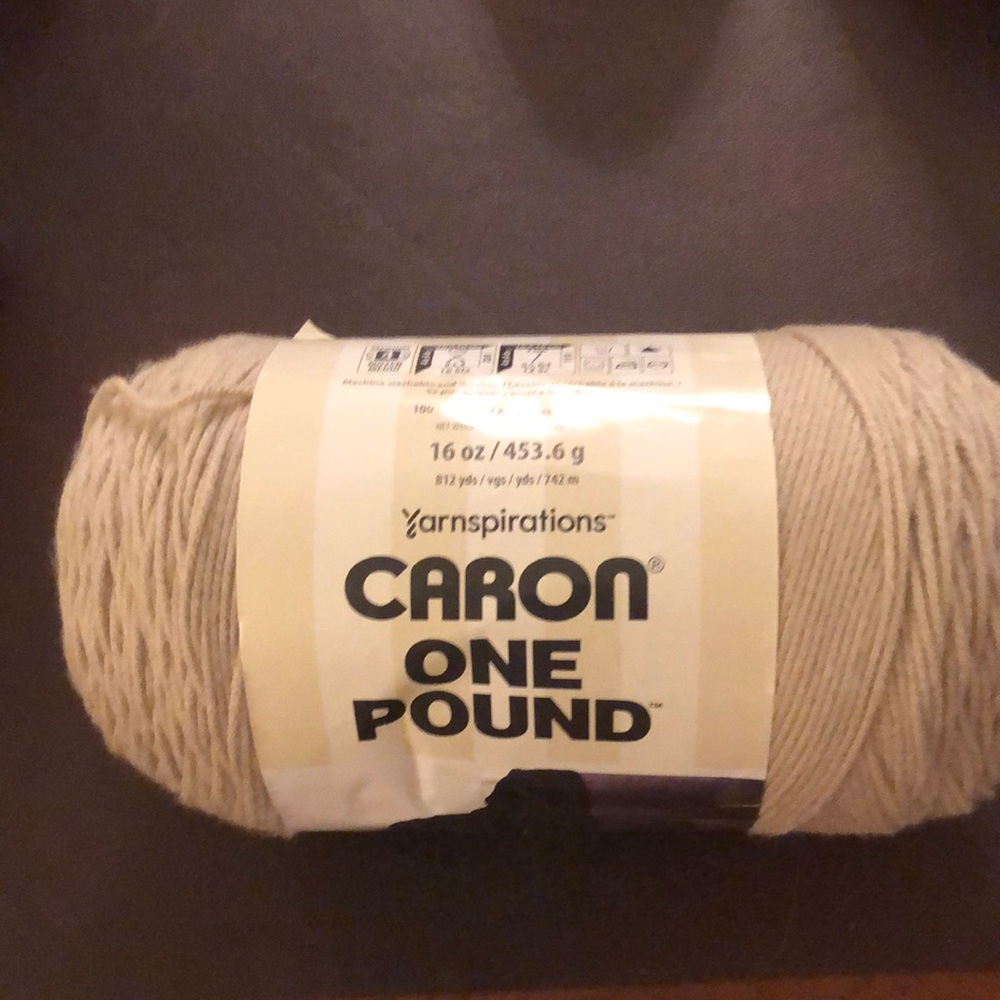 One Skein of Yarnspirations CARON ONE POUND SOLIDS YARN. ARAN Color